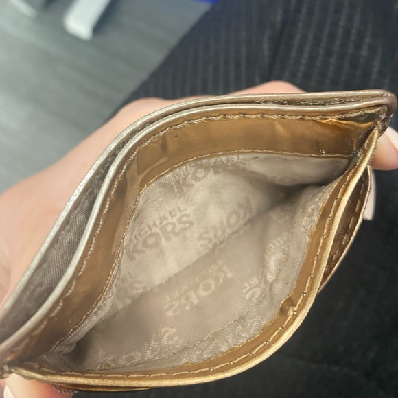 ROSE GOLD MICHAEL KORS WALLET CARD HOLDER - Picture 5 of 5